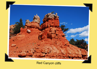 Red Canyon cliffs